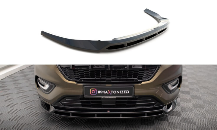 Ford Tourneo Custom Mk1 Facelift 2018-2023 Frontsplitter V.1 Maxton Design i gruppen Bilmodeller / Ford / Tourneo hos DDESIGN AB (FO-TOC-1F-FD1G-FD1RG)