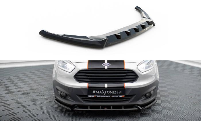 Ford Transit Courier Mk1 2014-2017 Frontsplitter V.1 Maxton Design i gruppen Bilmodeller / Ford / Transit / Styling hos DDESIGN AB (FO-TR-COU-1-FD1G)