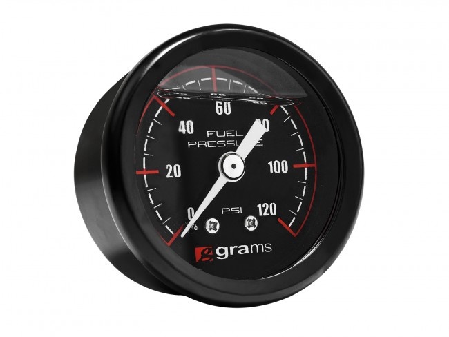 G2-99-1200 Bränsletrycksmätare 0-120psi - Svart Grams Performance