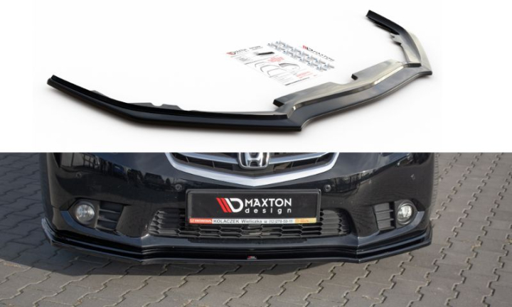 Honda Accord Viii (Cu Series) Facelift 2011-2015 Frontläpp / Frontsplitter Maxton Design i gruppen Bilmodeller / Honda / Accord 08-12 / Styling hos DDESIGN AB (HO-AC-8F-FD1G)