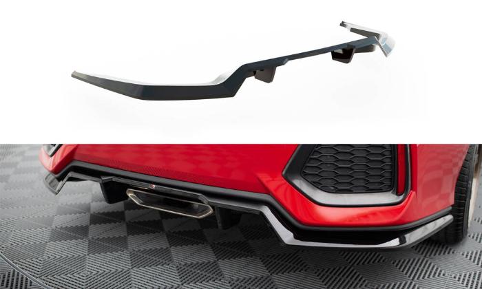 Honda Civic SI Mk10 2017-2022 Bakre Splitter / Diffuser med Splitters Maxton Design i gruppen Bilmodeller / Honda / Civic FC - FK Standard 16-21 / Styling / Bak hos DDESIGN AB (HO-CI-10-SI-RD1G-RD2G)