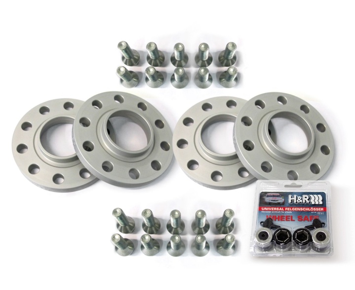 HR-1004570-VW265 Volkswagen UP 2012- (mm/sida) Silver Spacerkit H&R