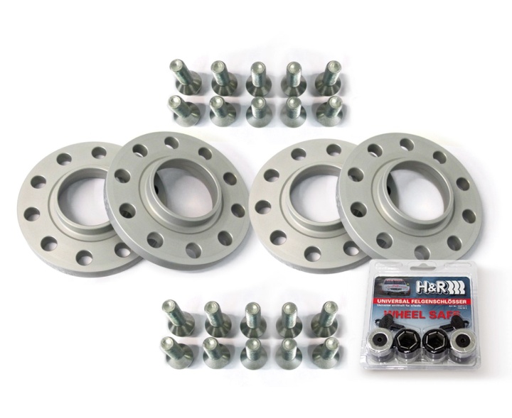 BMW 5 Serie E60 E61 (5x120) Silver Spacers H&R