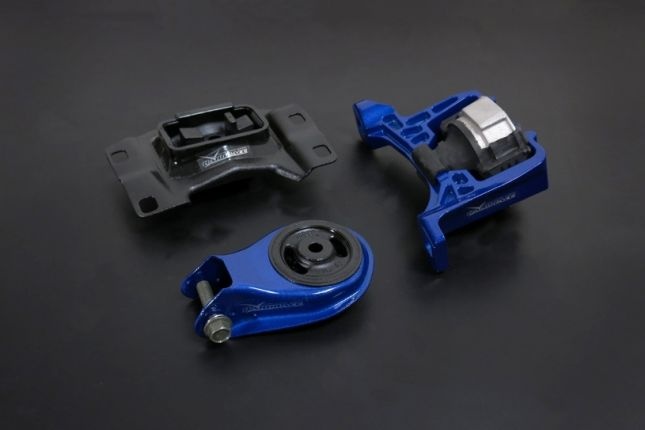 HR-Q0116 Mazda 3 03-08 2.3L Motorfästen (Förstärkt Gummibussning) - 3Delar/Set Hardrace