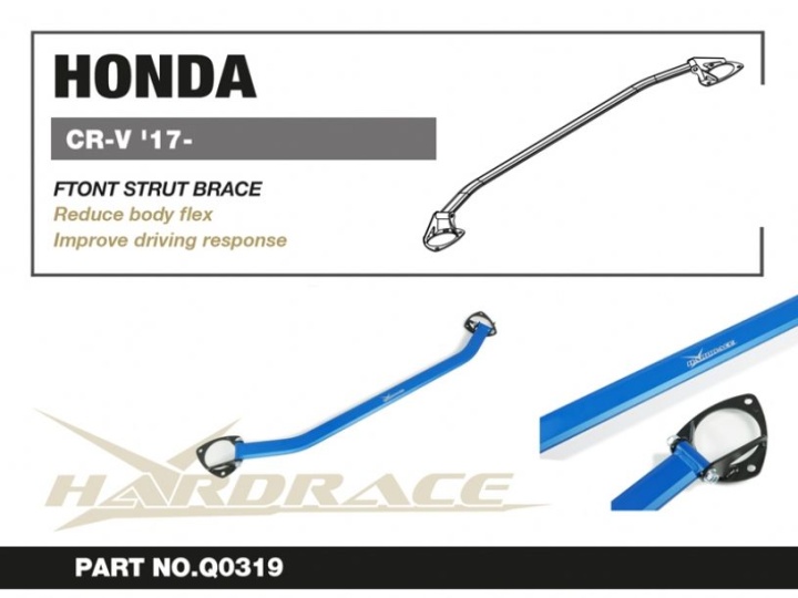 HR-Q0319 Honda CR-V 17- Främre Fjäderbensstag V2 - 1Delar/Set Hardrace