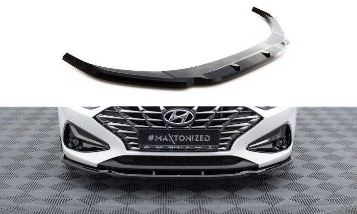 Hyundai I30 Mk3 Facelift 2020+ Frontsplitter V.1 Maxton Design i gruppen Bilmodeller / Hyundai / I30 (PD) 17+ / Styling hos DDESIGN AB (HY-I30-3F-FD1G)