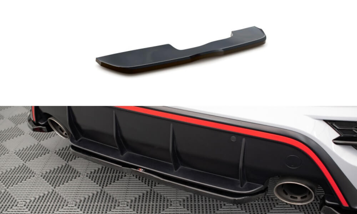 Hyundai Kona N Mk1 2021+ Bakre Splitter V.1 Maxton Design i gruppen Välj bilmodell / Hyundai / Kona Mk1 2017-2023 hos DDESIGN Scandinavia AB (HY-KO-1-N-RD1)