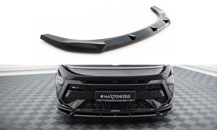 Hyundai Kona N-Line Mk2 2022+ Frontsplitter V.1 Maxton Design i gruppen Bilmodeller / Hyundai / Kona 2021+ hos DDESIGN AB (HY-KO-2-NLINE-FD1G)