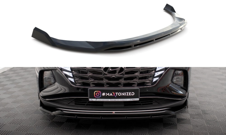 Hyundai Tucson Mk4 2020+ Frontsplitter V.2 Maxton Design  i gruppen Bilmodeller / Hyundai / Tucson hos DDESIGN AB (HY-TU-4-FD2-FD2R)