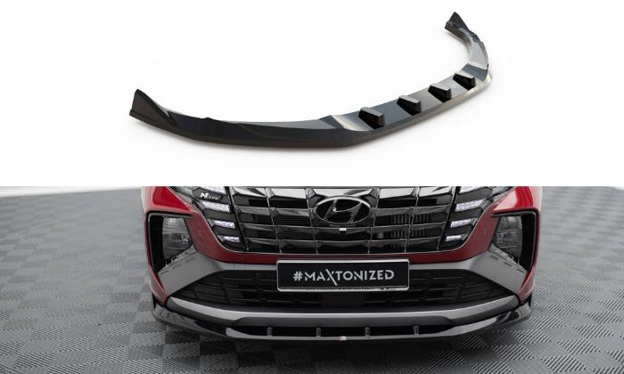 Hyundai Tucson N-Line Mk4 2020+ Frontsplitter V.1 Maxton Design i gruppen Bilmodeller / Hyundai / Tucson hos DDESIGN AB (HY-TU-4-NLINE-FD1G)