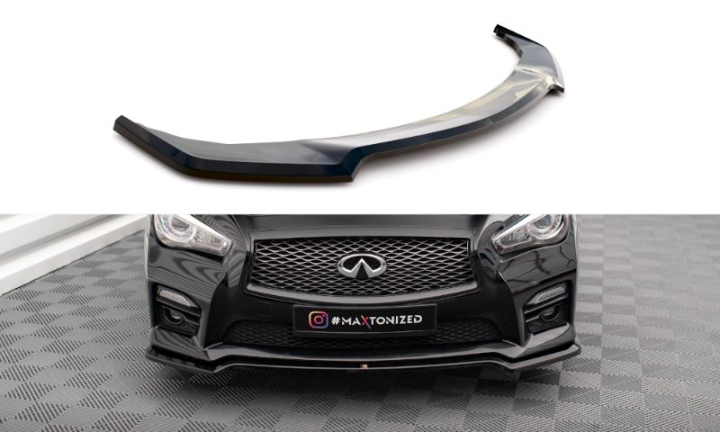 Infiniti Q50 S MK1 2013-2016 Frontläpp / Frontsplitter V.1 Maxton Design i gruppen Bilmodeller / Infiniti / Q50 hos DDESIGN AB (IN-Q50S-1-FD1G)