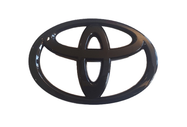 JDSGBTOYFR GT86 13-16 Blanksvart Toyota Emblem Fram JDM Station