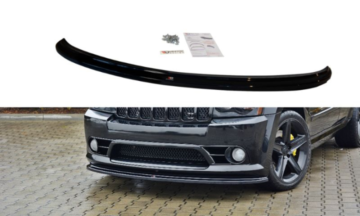 Jeep Grand Cherokee WK SRT8 2005-2010 Frontläpp / Frontsplitter V.1 Maxton Design i gruppen Bilmodeller / Jeep / Grand Cherokee WH-WK 2005-2010 / Styling hos DDESIGN AB (JE-GC-3-SRT8-FD1G)