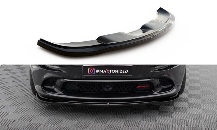 Jeep Grand Cherokee SRT WK2 Facelift 2013-2017 Frontsplitter Maxton Design i gruppen Bilmodeller / Jeep / Grand Cherokee WK2 2011-2020 / Styling hos DDESIGN AB (JE-GC-SRT8-FD1G)