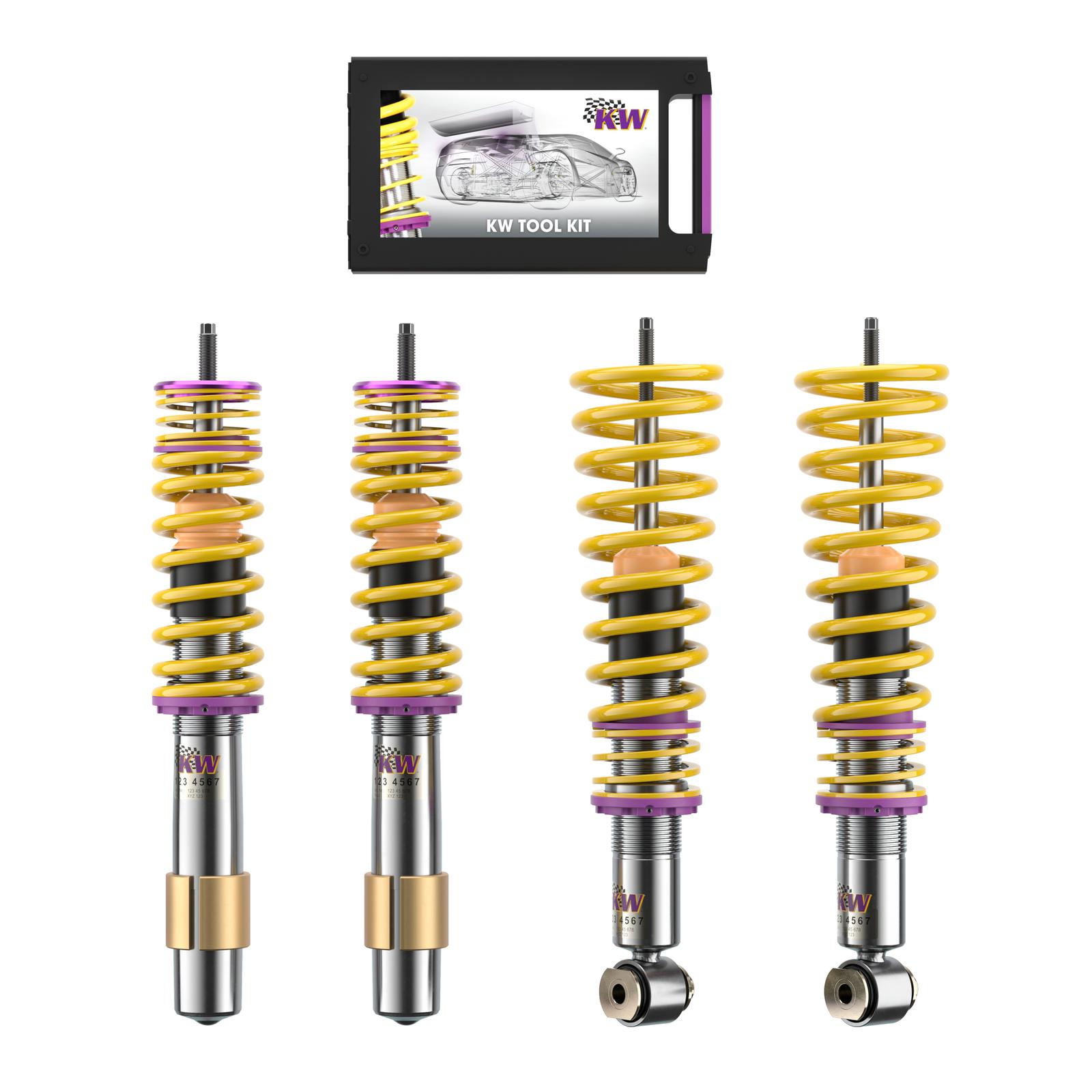 10220006 Coilovers Inox V1 KW Suspension i gruppen Välj bilmodell / BMW / 6-serie (E63-E64) 03-10 / Chassi / Coilovers hos DDESIGN Scandinavia AB (KW-10220006)
