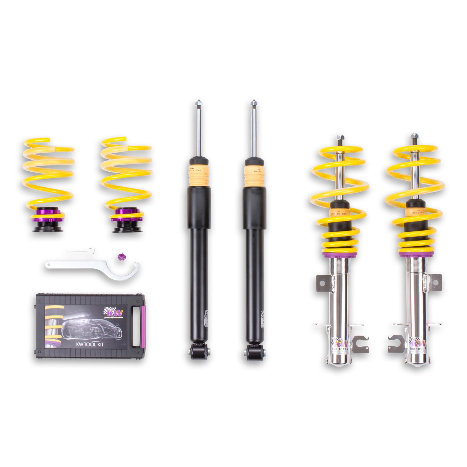 10240016 Coilovers Inox V1 KW Suspension i gruppen Välj bilmodell / Fiat / Grande Punto 05+ / Chassi / Fjädring hos DDESIGN Scandinavia AB (KW-10240016)