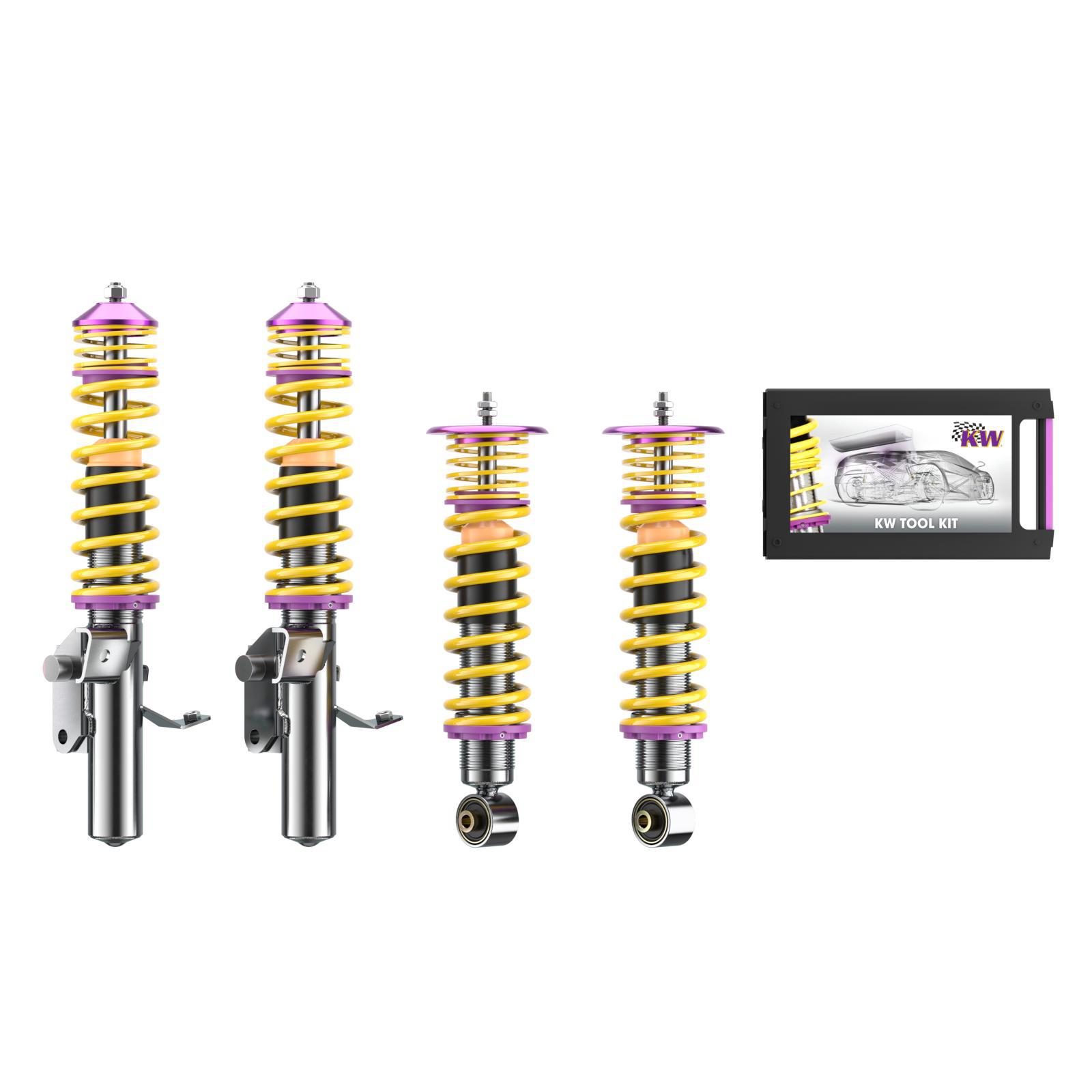 10258004 Coilovers Inox V1 KW Suspension i gruppen Välj bilmodell / Toyota / GT86 12-21 / Chassi / Fjädring hos DDESIGN Scandinavia AB (KW-10258004)