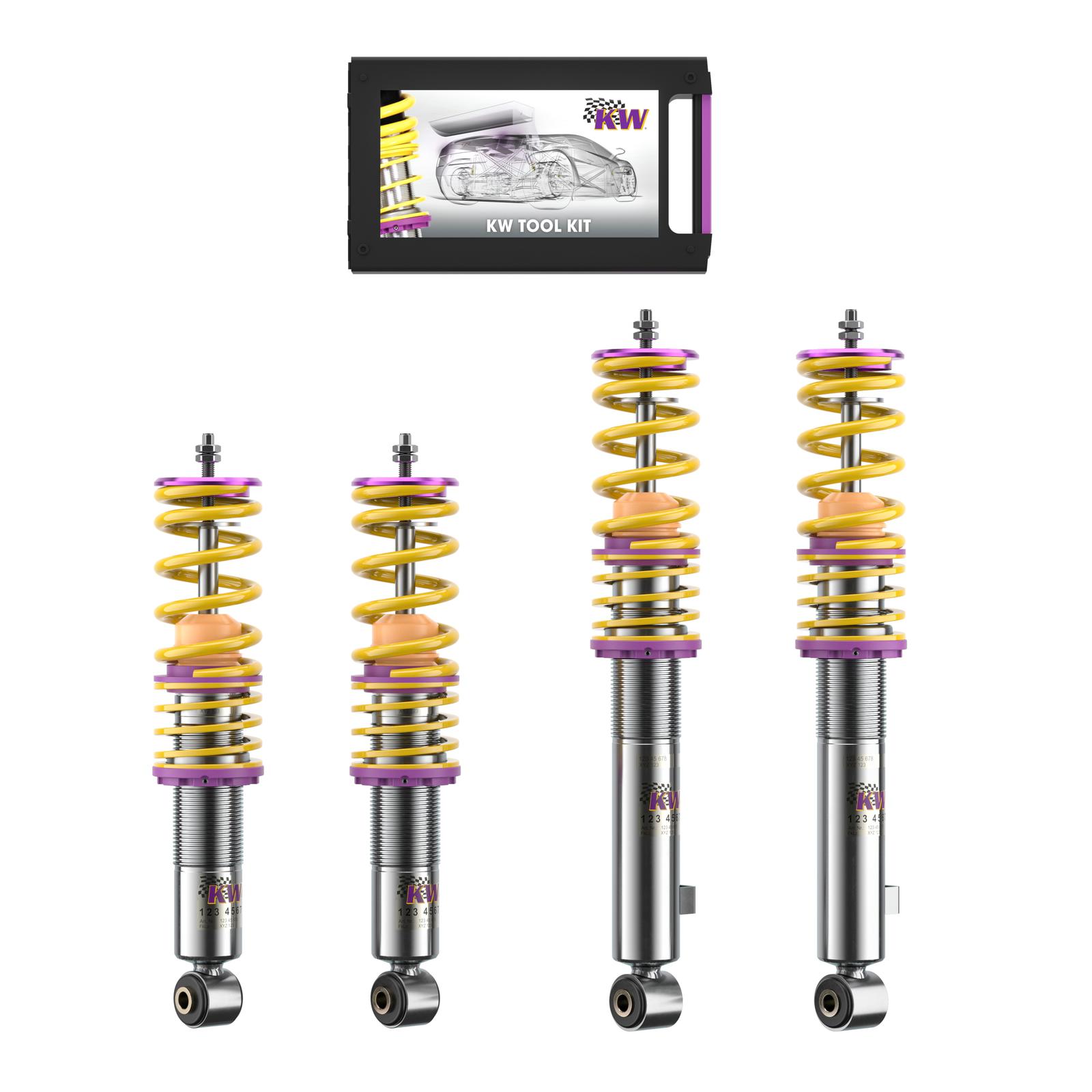 10275002 Coilovers Inox V1 KW Suspension i gruppen Välj bilmodell / Mazda / MX-5 (NB) 98-05 / Chassi / Fjädring hos DDESIGN Scandinavia AB (KW-10275002)