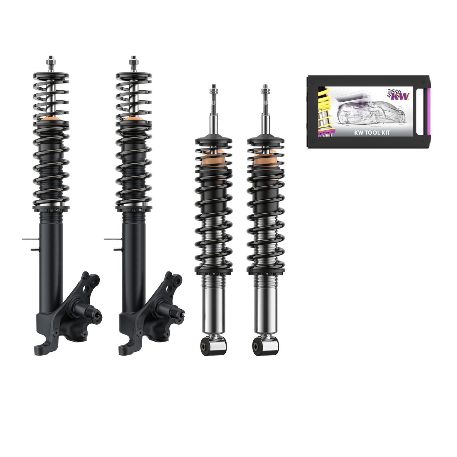 10280007-B Coilovers Inox V1 KW Suspension i gruppen Välj bilmodell / VW / Polo -94 hos DDESIGN Scandinavia AB (KW-10280007-B)