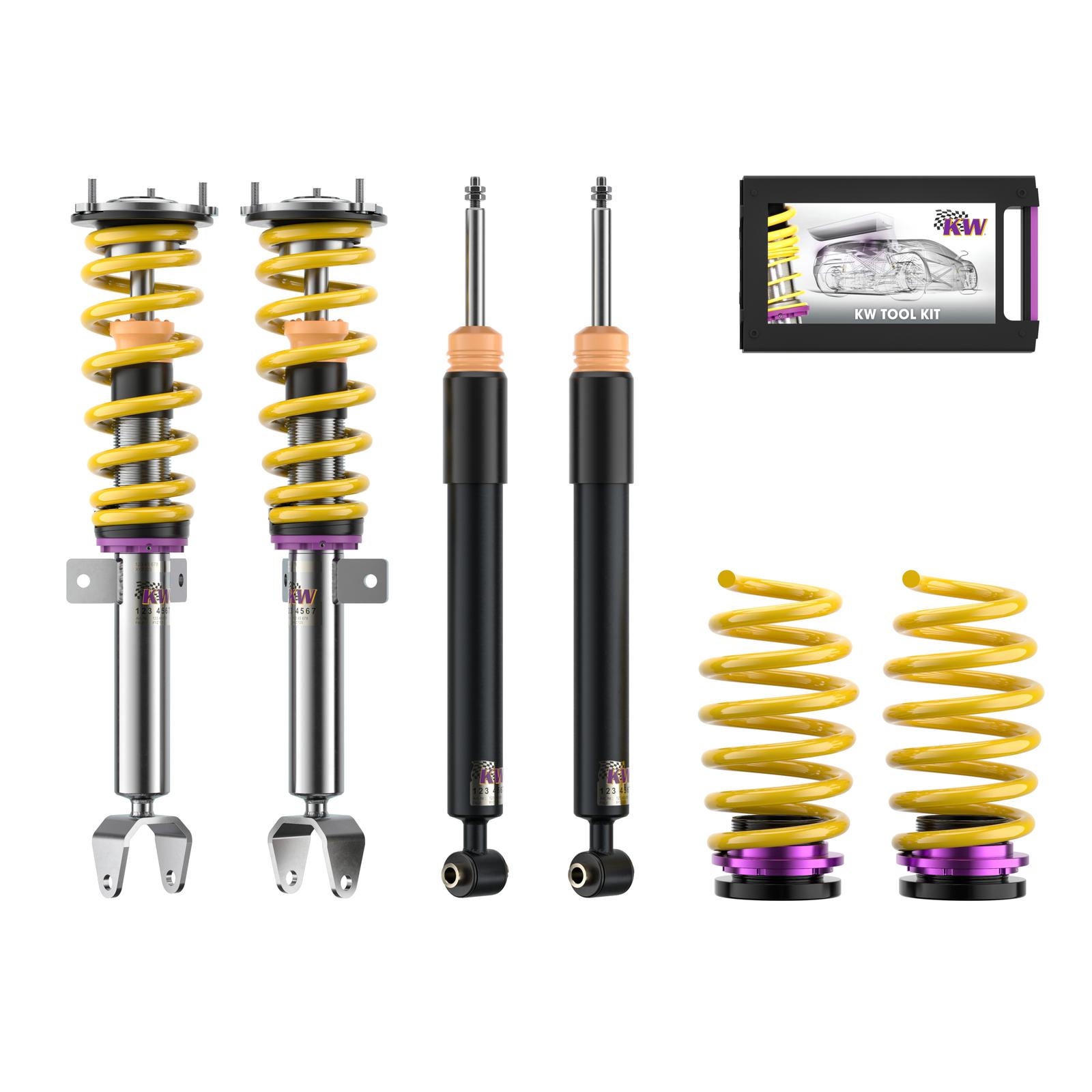 10287006 Coilovers Inox V1 KW Suspension i gruppen Välj bilmodell / Tesla Motors / Tesla Model 3 2017+ / Chassi hos DDESIGN Scandinavia AB (KW-10287006)