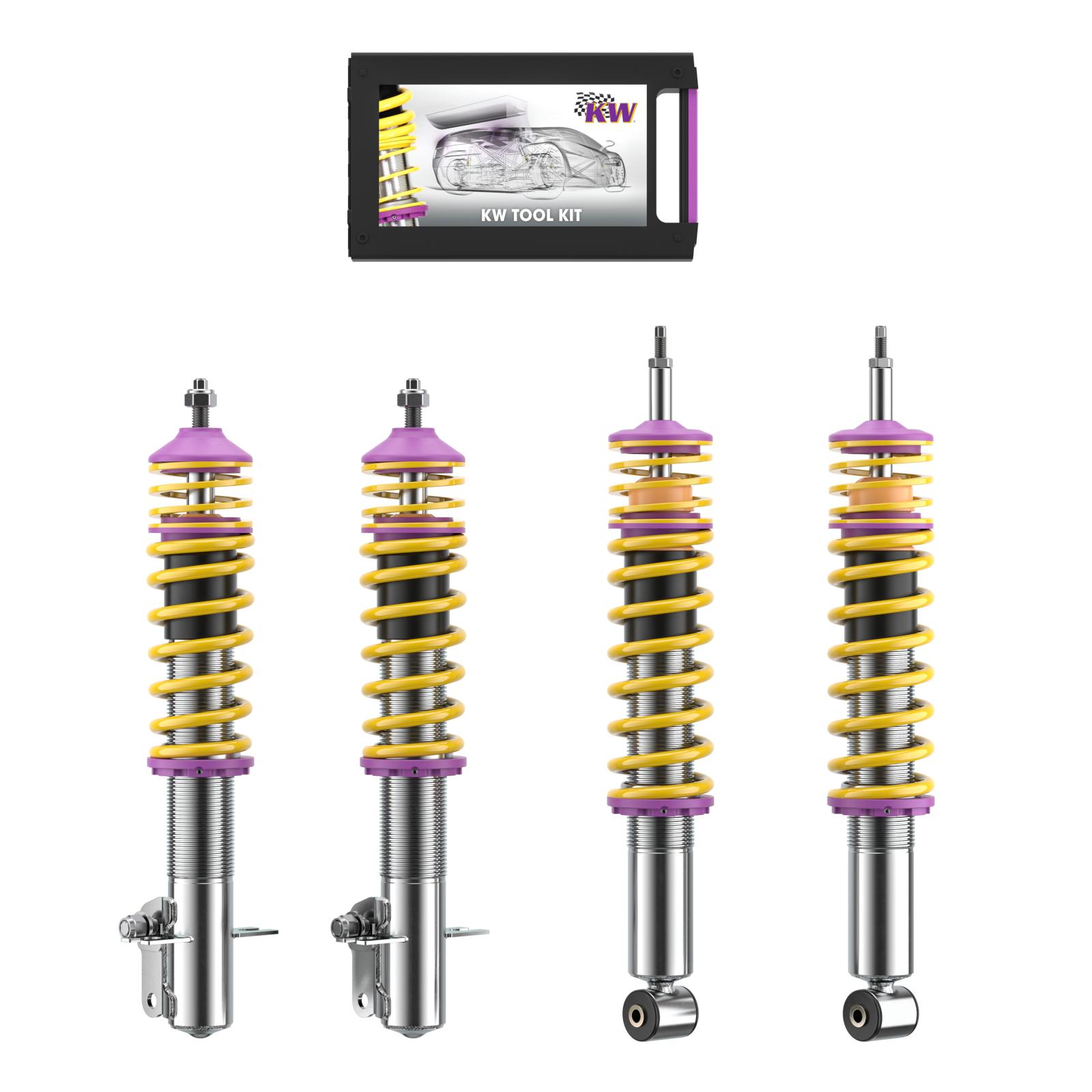 15280001 Coilovers Inox V2 KW Suspension i gruppen Välj bilmodell / VW / Jetta 1 79-84 / Chassi / Fjädring hos DDESIGN Scandinavia AB (KW-15280001)