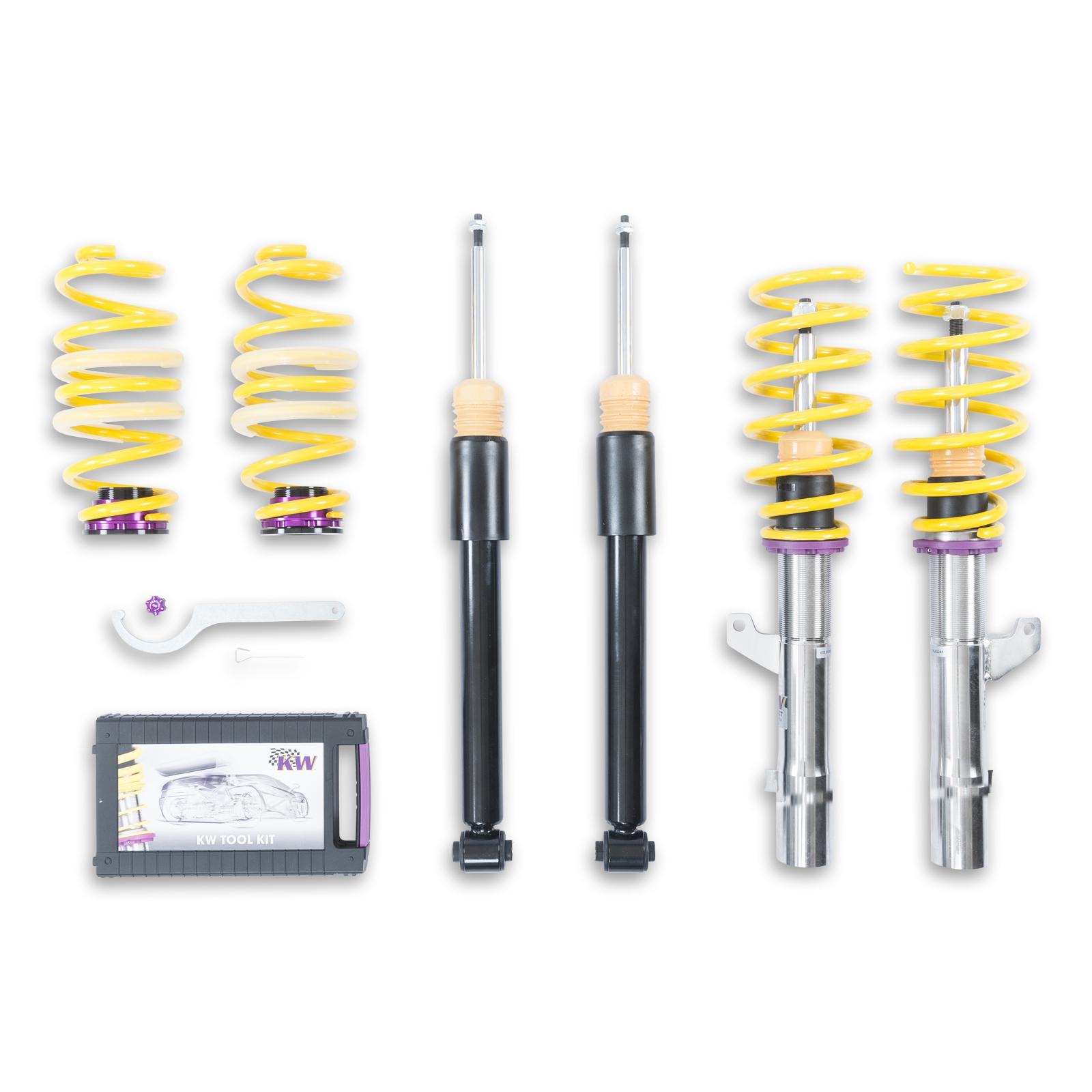 1528000N Coilovers Inox V2 KW Suspension i gruppen Välj bilmodell / VW / Golf 7 Standard 12-19 / Chassi / Golf MK7 Fjädring hos DDESIGN Scandinavia AB (KW-1528000N)