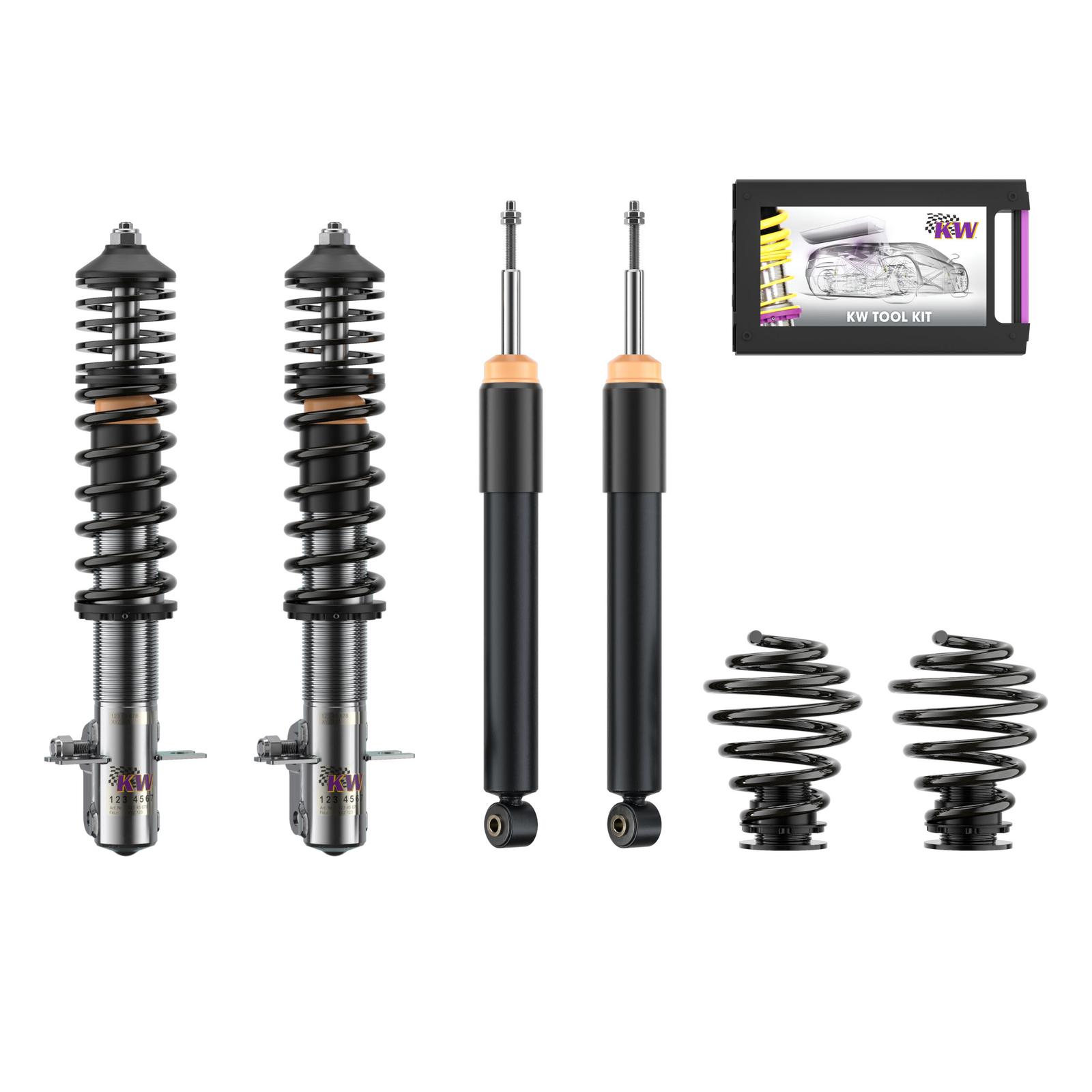 15280053-B Coilovers Inox V2 KW Suspension i gruppen Välj bilmodell / VW / Golf 3 91-02 / Chassi / Coilovers hos DDESIGN Scandinavia AB (KW-15280053-B)