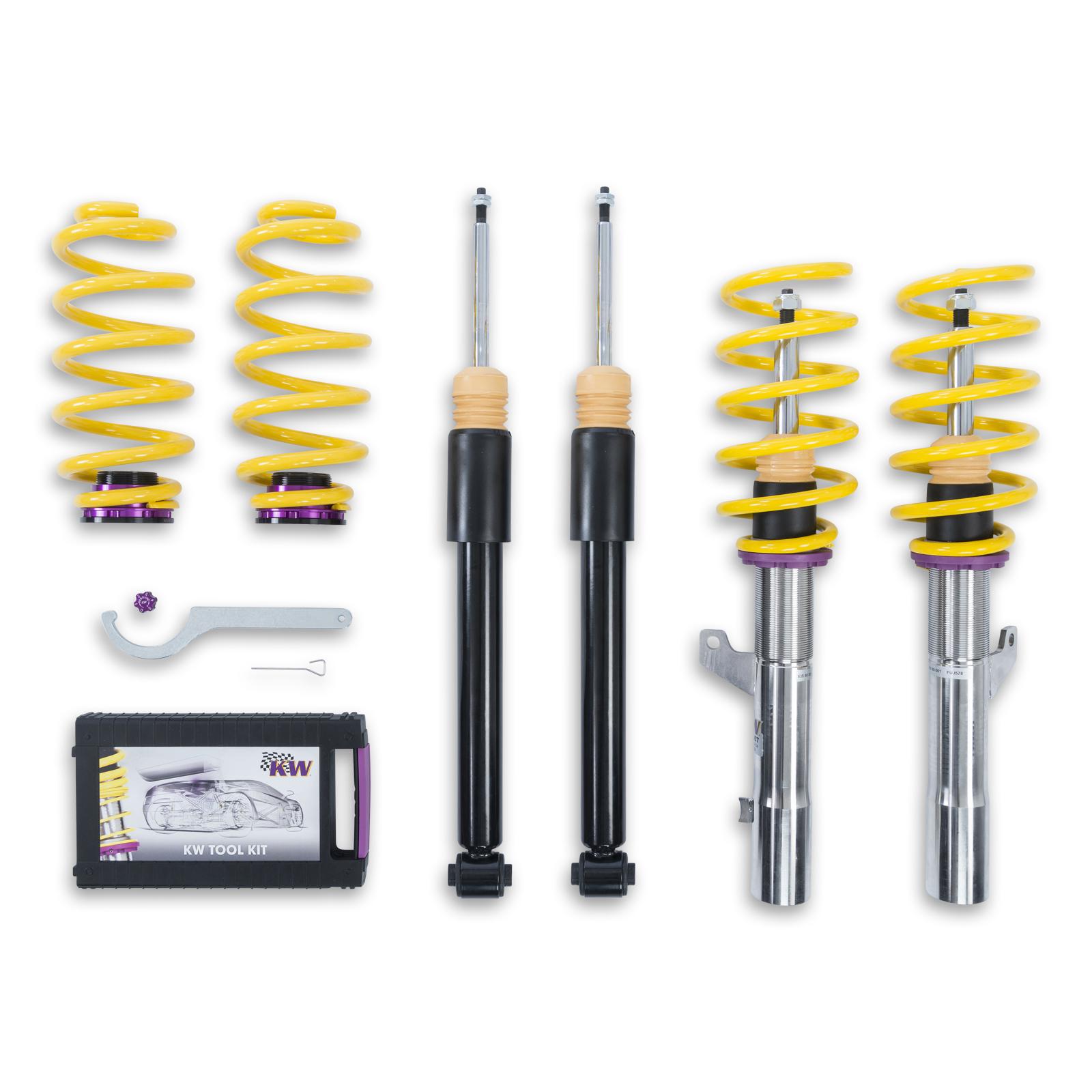 152800AX Coilovers Inox V2 KW Suspension i gruppen Välj bilmodell / VW / Touran / Chassi hos DDESIGN Scandinavia AB (KW-152800AX)