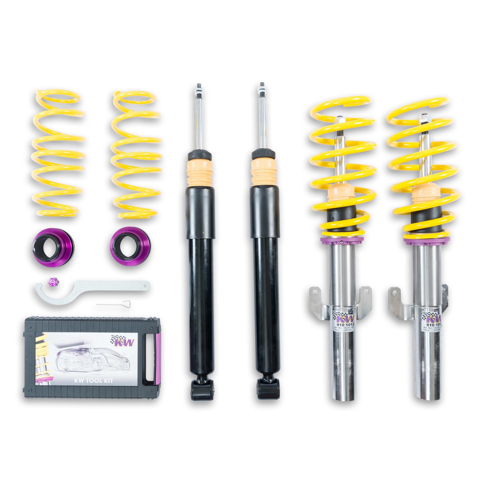 152800BW Coilovers Inox V2 KW Suspension i gruppen Välj bilmodell / Audi / A1 - S1 2010+ / Chassi / Coilovers hos DDESIGN Scandinavia AB (KW-152800BW)