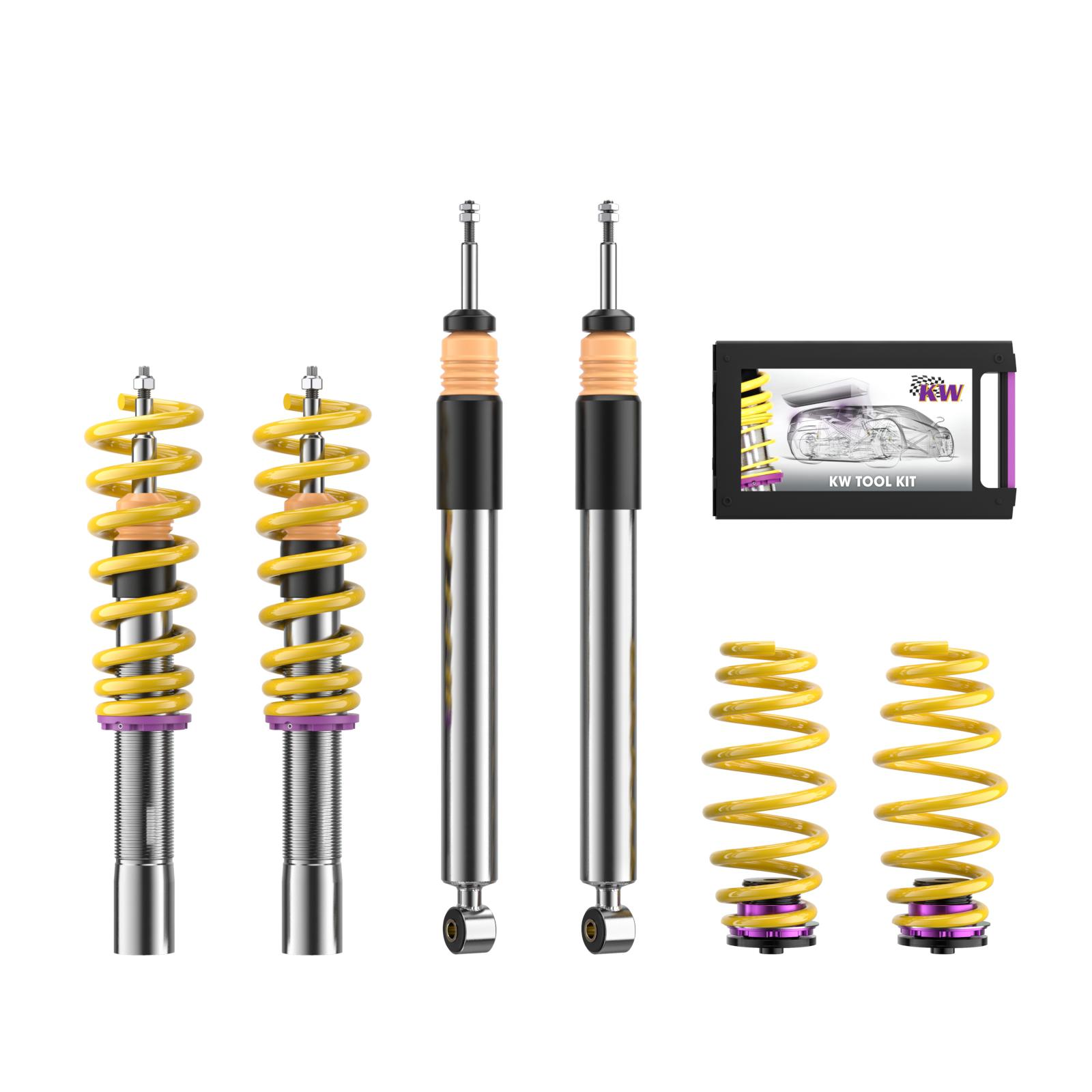 18010075 Coilovers V2 Comfort KW Suspension i gruppen Välj bilmodell / Audi / A4 - S4 - RS4 (B8) 2007-2014 / Chassi / Coilovers hos DDESIGN Scandinavia AB (KW-18010075)
