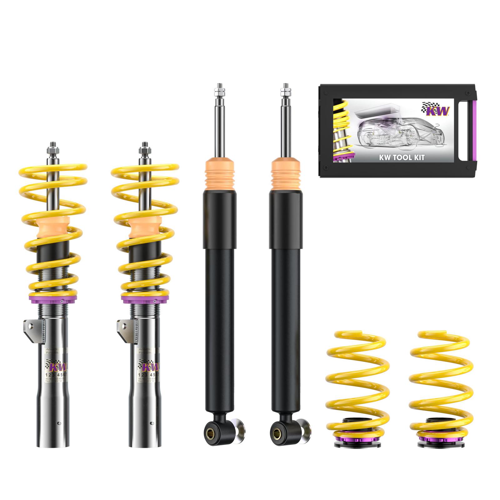180200BN Coilovers V2 Comfort KW Suspension i gruppen Välj bilmodell / Mini / Clubman (F54) 2015+ / Chassi Till Mini Clubman (F54) 2015+ hos DDESIGN Scandinavia AB (KW-180200BN)
