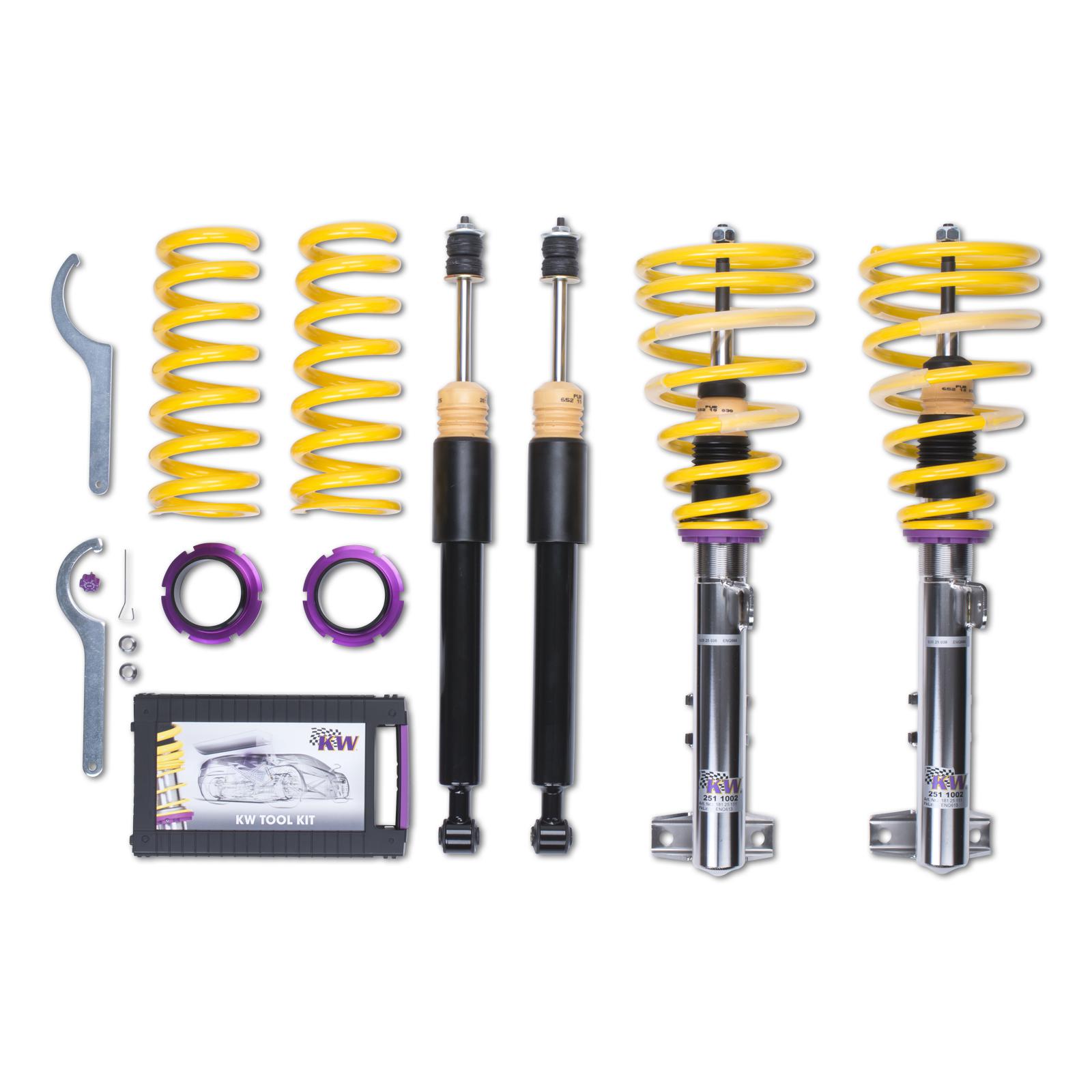 18025012 Coilovers V2 Comfort KW Suspension i gruppen Välj bilmodell / Mercedes Benz / C-Class 00-08 (W203) / Chassi hos DDESIGN Scandinavia AB (KW-18025012)