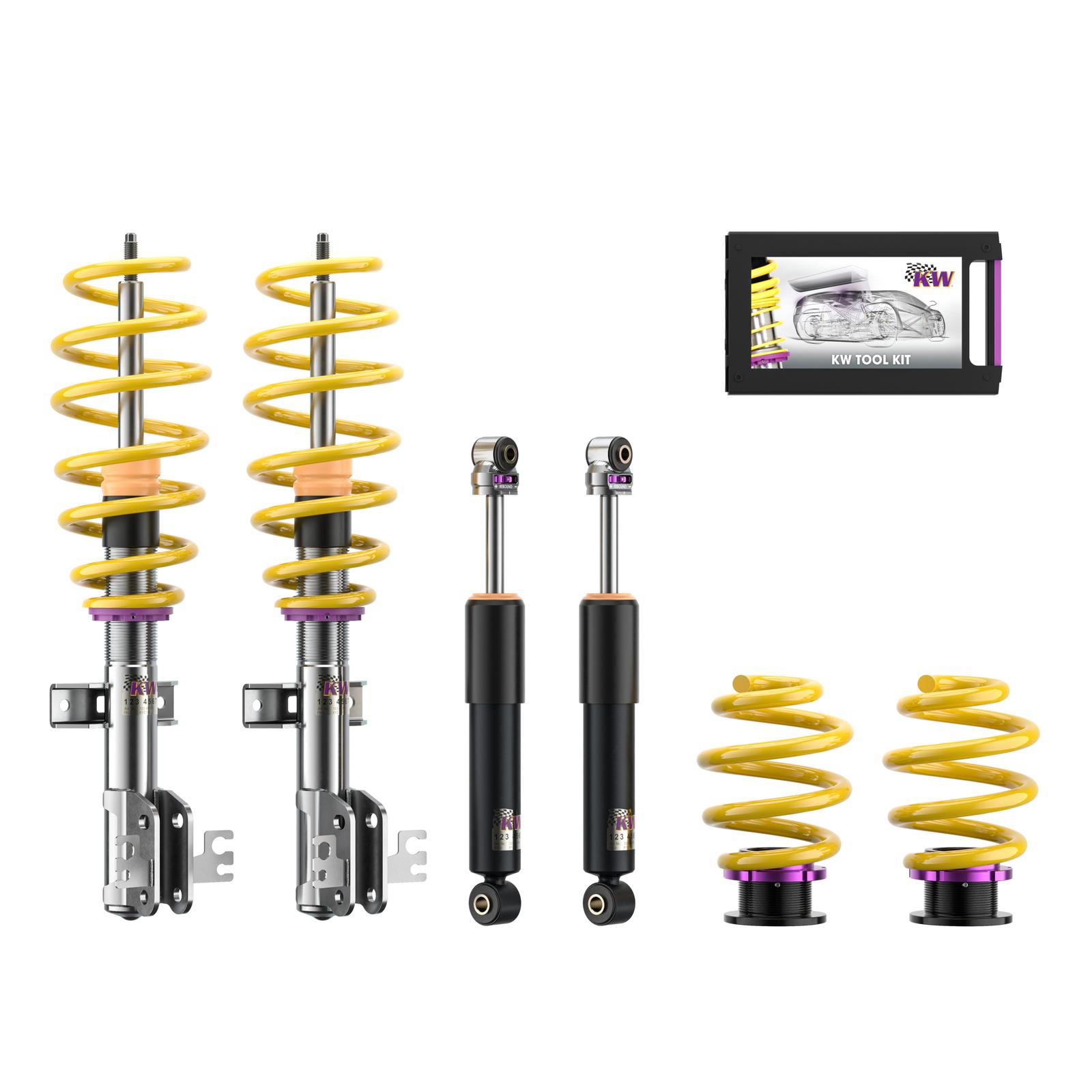 180800AV Coilovers V2 Comfort KW Suspension i gruppen Välj bilmodell / VW / Transporter T5 / Chassi / Stötdämpning hos DDESIGN Scandinavia AB (KW-180800AV)