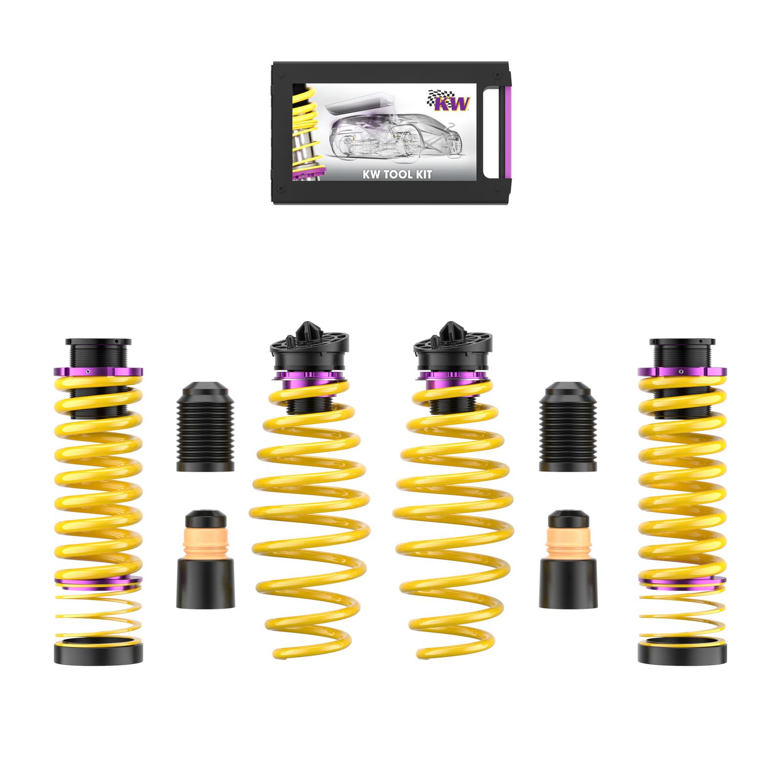 253100CZ Ställbar Sänkningssats HAS KW Suspension i gruppen Välj bilmodell / Audi / A6 - S6 - RS6 (C7) 2011-2018 / Chassi / Sänkningsfjädrar hos DDESIGN Scandinavia AB (KW-253100CZ)