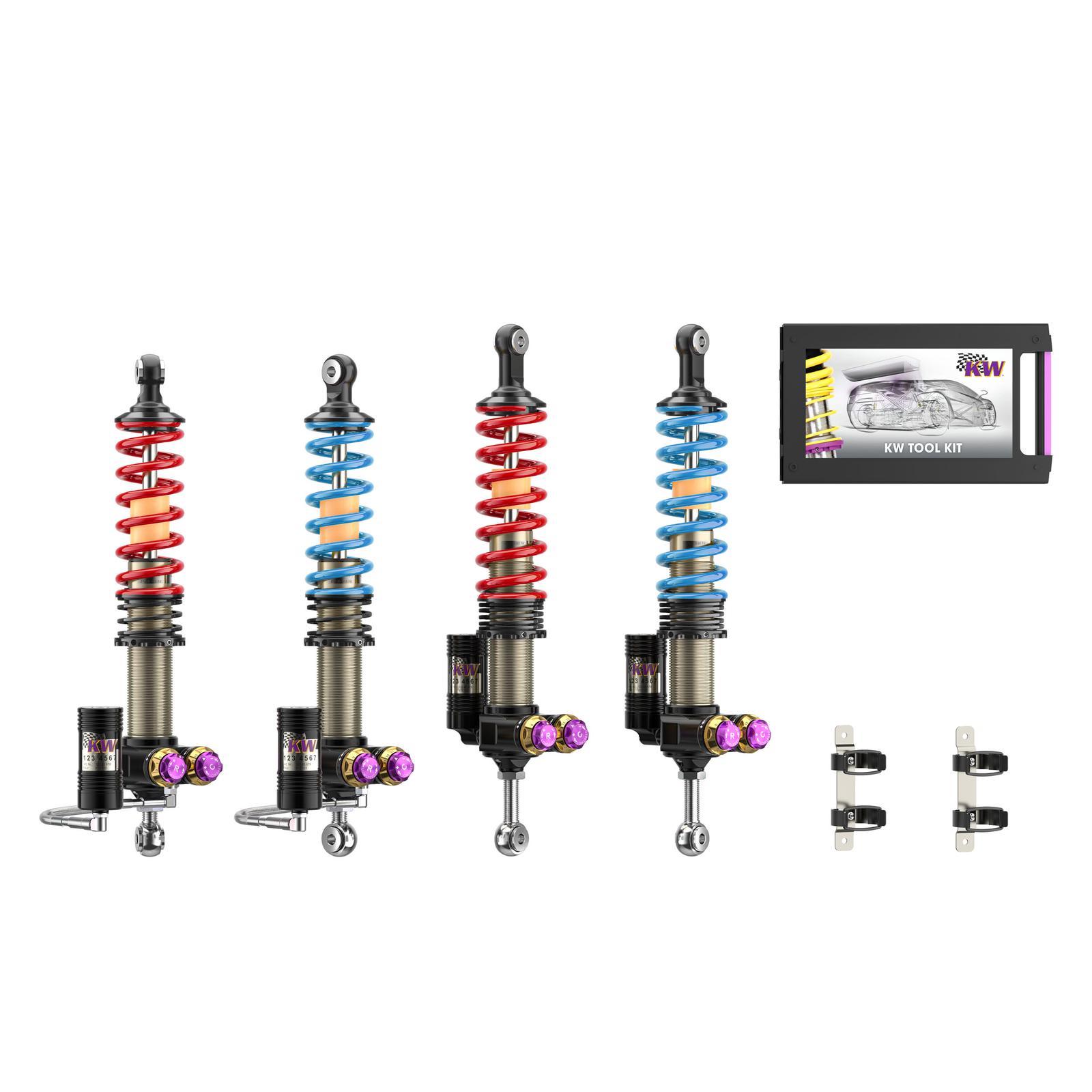 3097100A Coilovers Inox V5 KW Suspension i gruppen Välj bilmodell / Porsche / Carrera GT 2004-2007 hos DDESIGN Scandinavia AB (KW-3097100A)