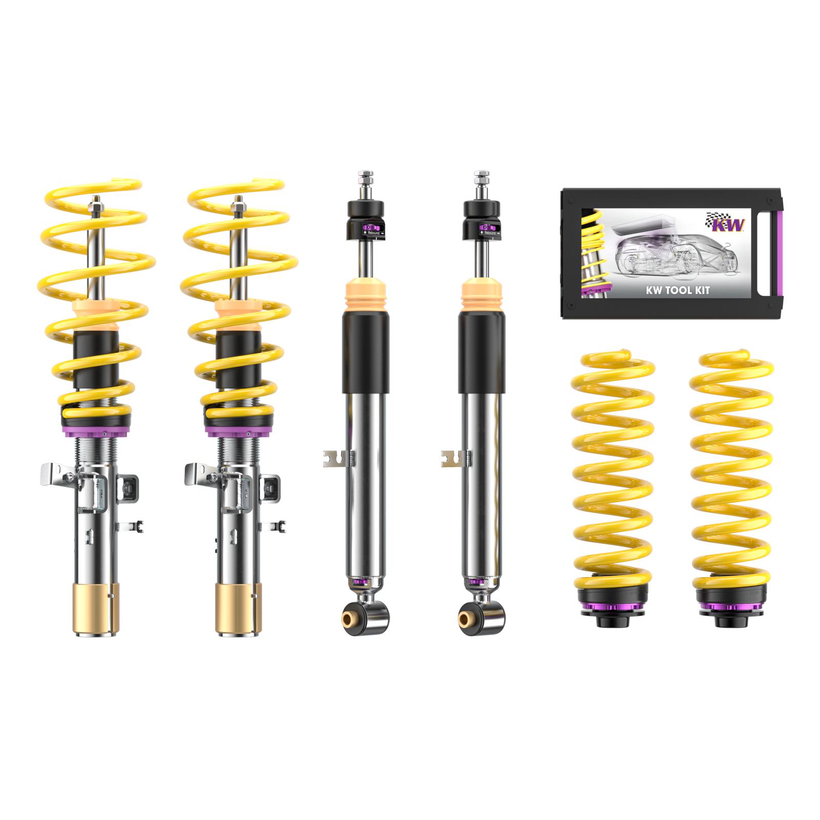 35208250BA Coilovers V3 Leveling KW Suspension i gruppen Välj bilmodell / Mercedes Benz / Vito-Viano 14+ (W447) / Chassi hos DDESIGN Scandinavia AB (KW-35208250BA)
