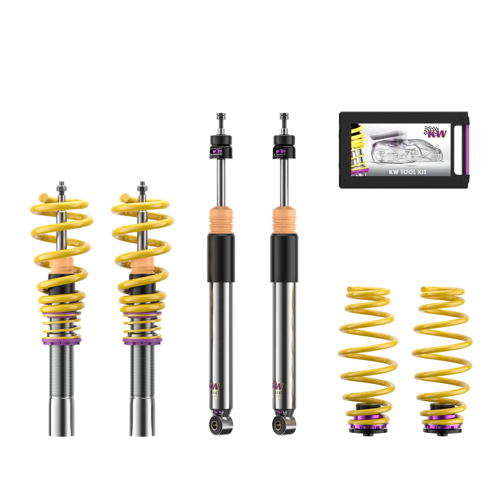 35210078 Coilovers Inox V3 KW Suspension i gruppen Välj bilmodell / Audi / A4 - S4 - RS4 (B8) 2007-2014 / Chassi / Coilovers hos DDESIGN Scandinavia AB (KW-35210078)