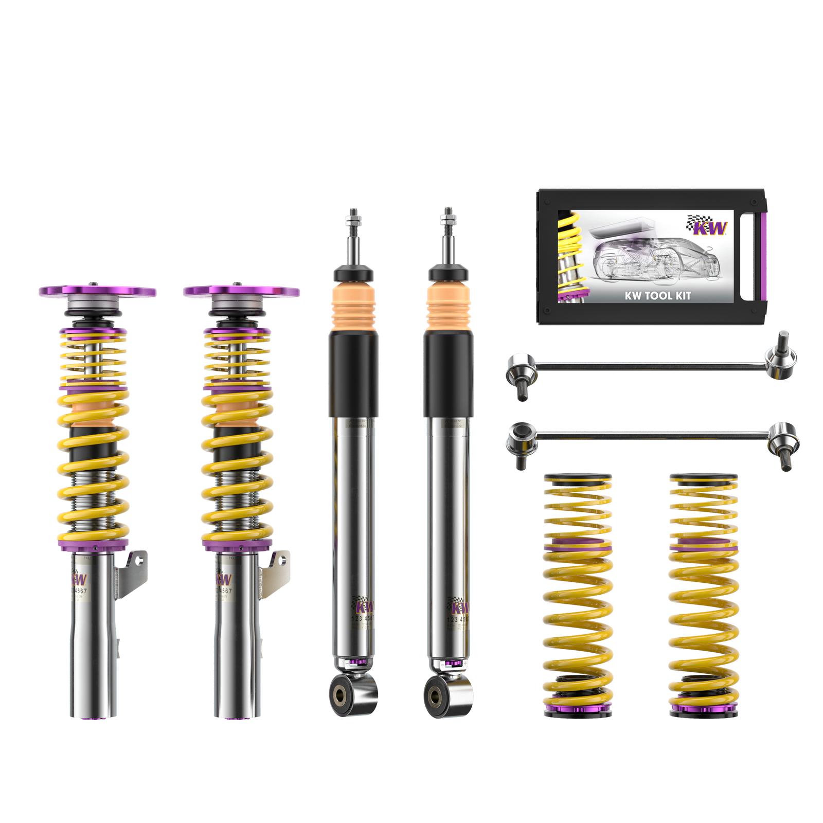 35210882 Coilovers V3 Clubsport KW Suspension i gruppen Välj bilmodell / Audi / TT (8J) 2006-2014 & TT (8S) 2014+ / Chassi / Coilovers hos DDESIGN Scandinavia AB (KW-35210882)