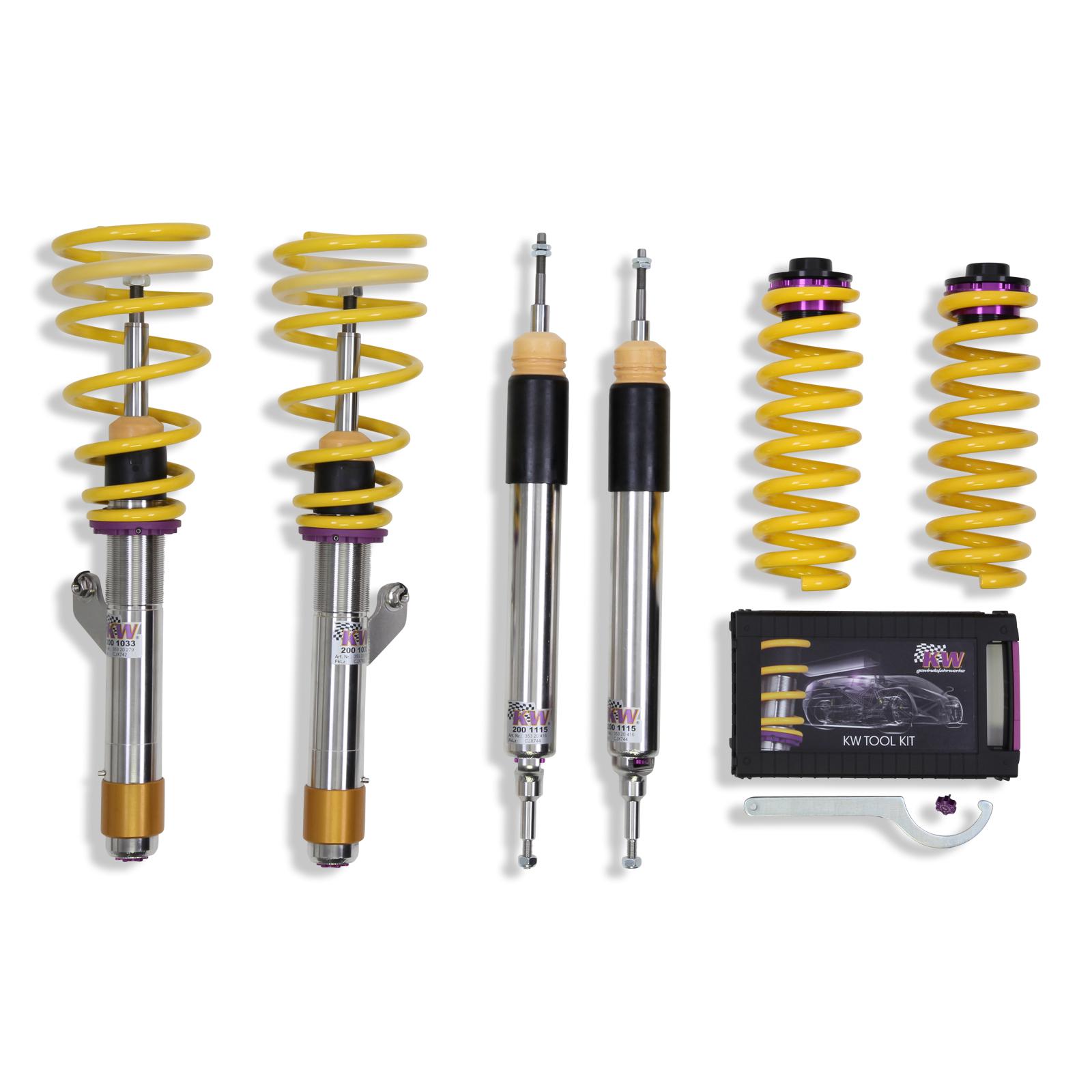 35220099 Coilovers Inox V3 KW Suspension i gruppen Välj bilmodell / BMW / X1 (E84) 09-15 / Chassi / Fjädring hos DDESIGN Scandinavia AB (KW-35220099)