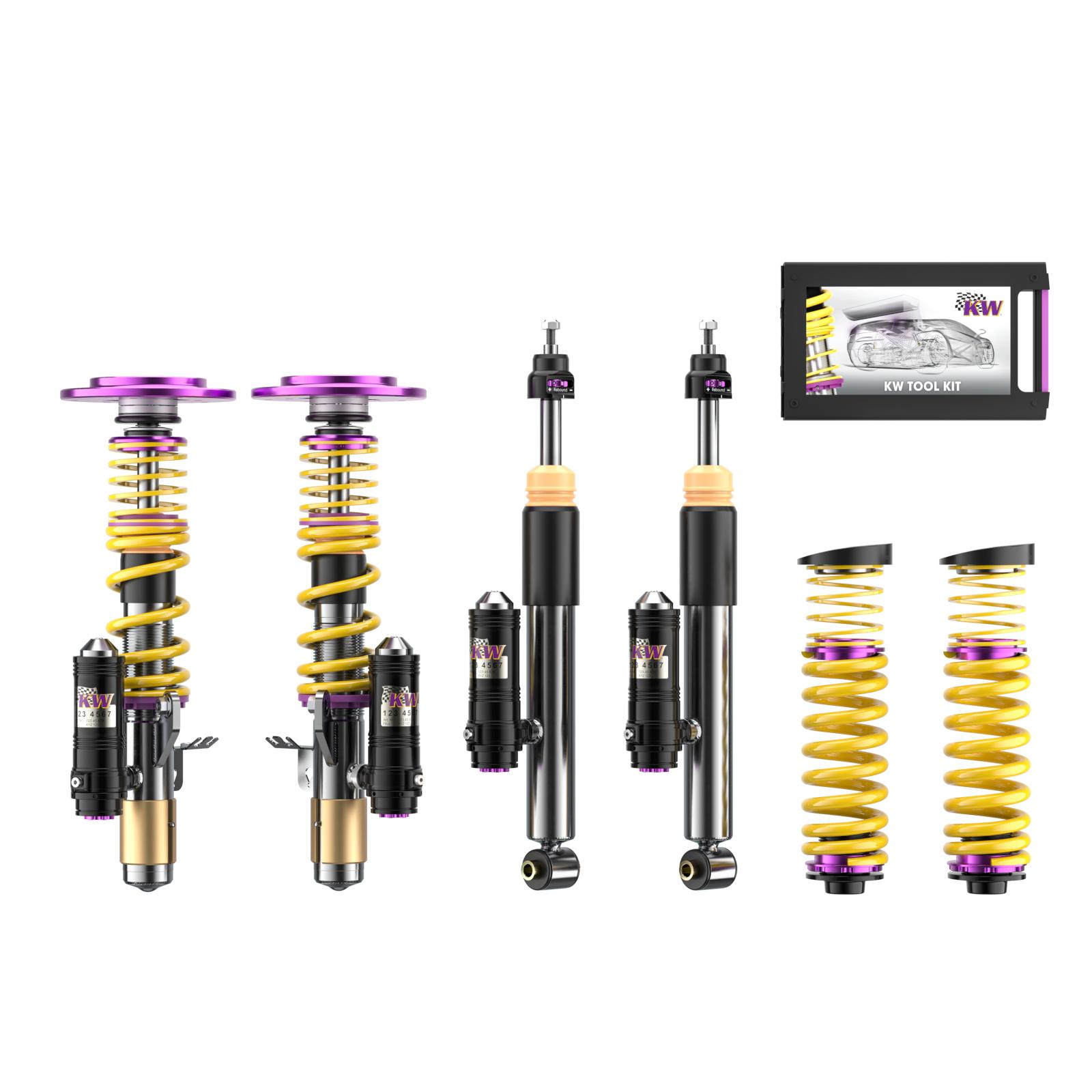 3522080E Coilovers V3 Clubsport KW Suspension i gruppen Välj bilmodell / BMW / 1-serie 2-serie (F20-F23) 2011-2019 / Chassi hos DDESIGN Scandinavia AB (KW-3522080E)