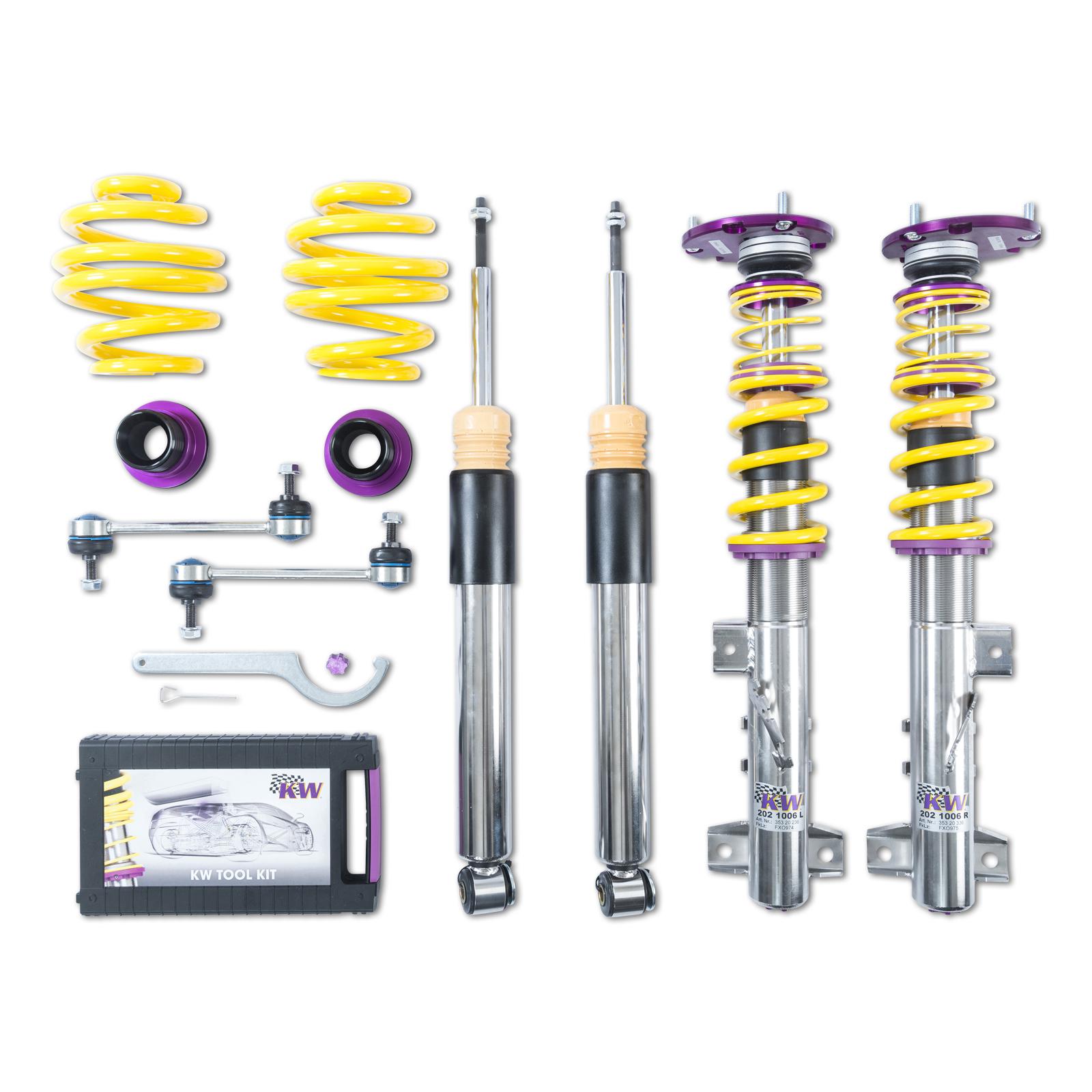 35220812 Coilovers V3 Clubsport KW Suspension i gruppen Välj bilmodell / BMW / 3-serie (E36) 1990-2000 / Chassi / Coilovers & Luftfjädring hos DDESIGN Scandinavia AB (KW-35220812)
