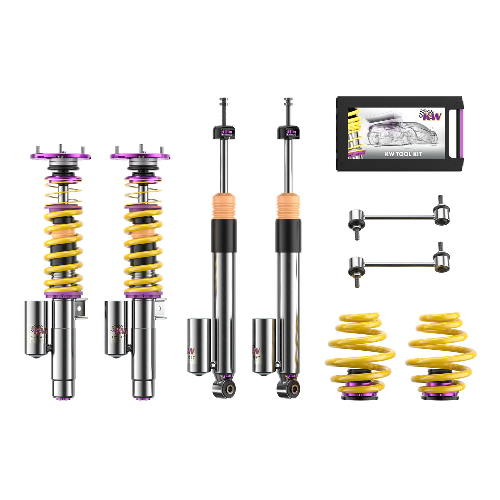 35220825 Coilovers V3 Clubsport KW Suspension i gruppen Välj bilmodell / BMW / 3-serie (E46) 1998-2005 / Chassi / Coilovers & Luftfjädring hos DDESIGN Scandinavia AB (KW-35220825)