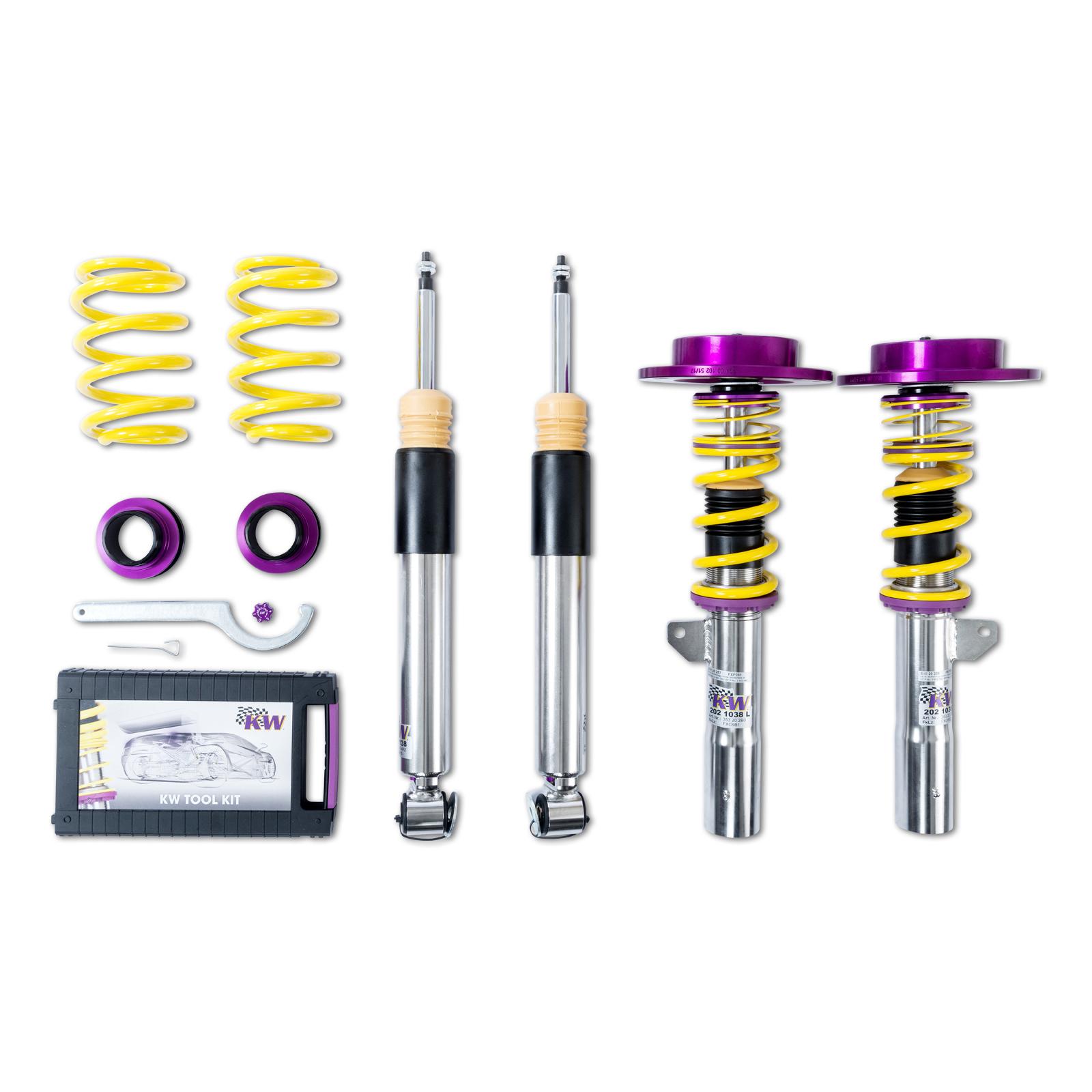 352208AG Coilovers V3 Clubsport KW Suspension i gruppen Välj bilmodell / Mini / Cooper (R56/57) 2006-2013 / 2009-2015 / Chassi / Fjädring hos DDESIGN Scandinavia AB (KW-352208AG)