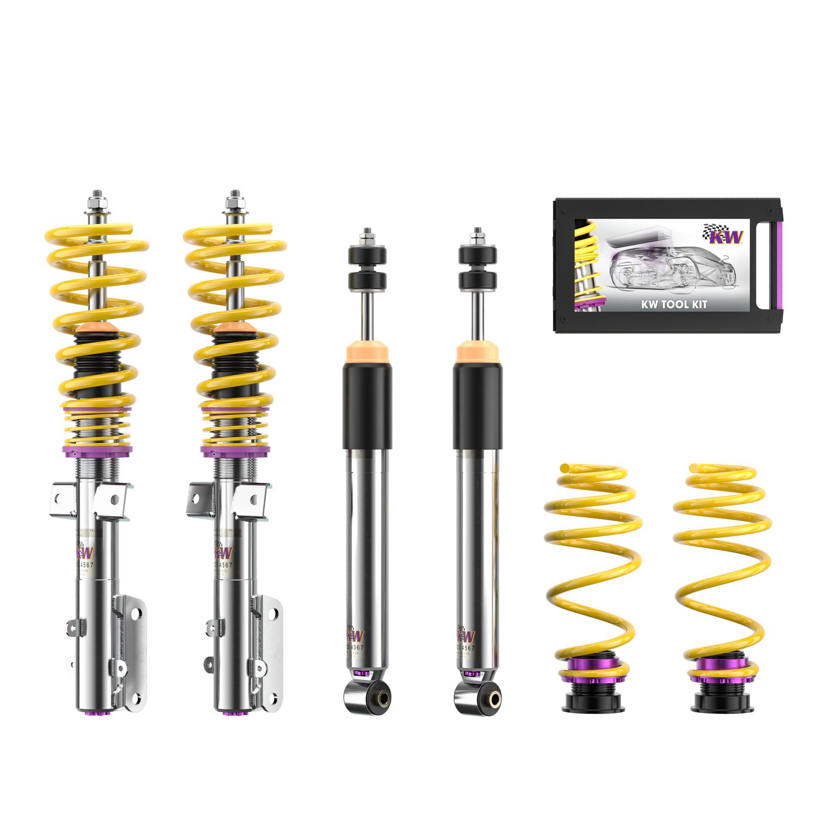 35230045 Coilovers Inox V3 KW Suspension i gruppen Välj bilmodell / Ford / Mustang 05-14 / Chassi / Fjädring hos DDESIGN Scandinavia AB (KW-35230045)