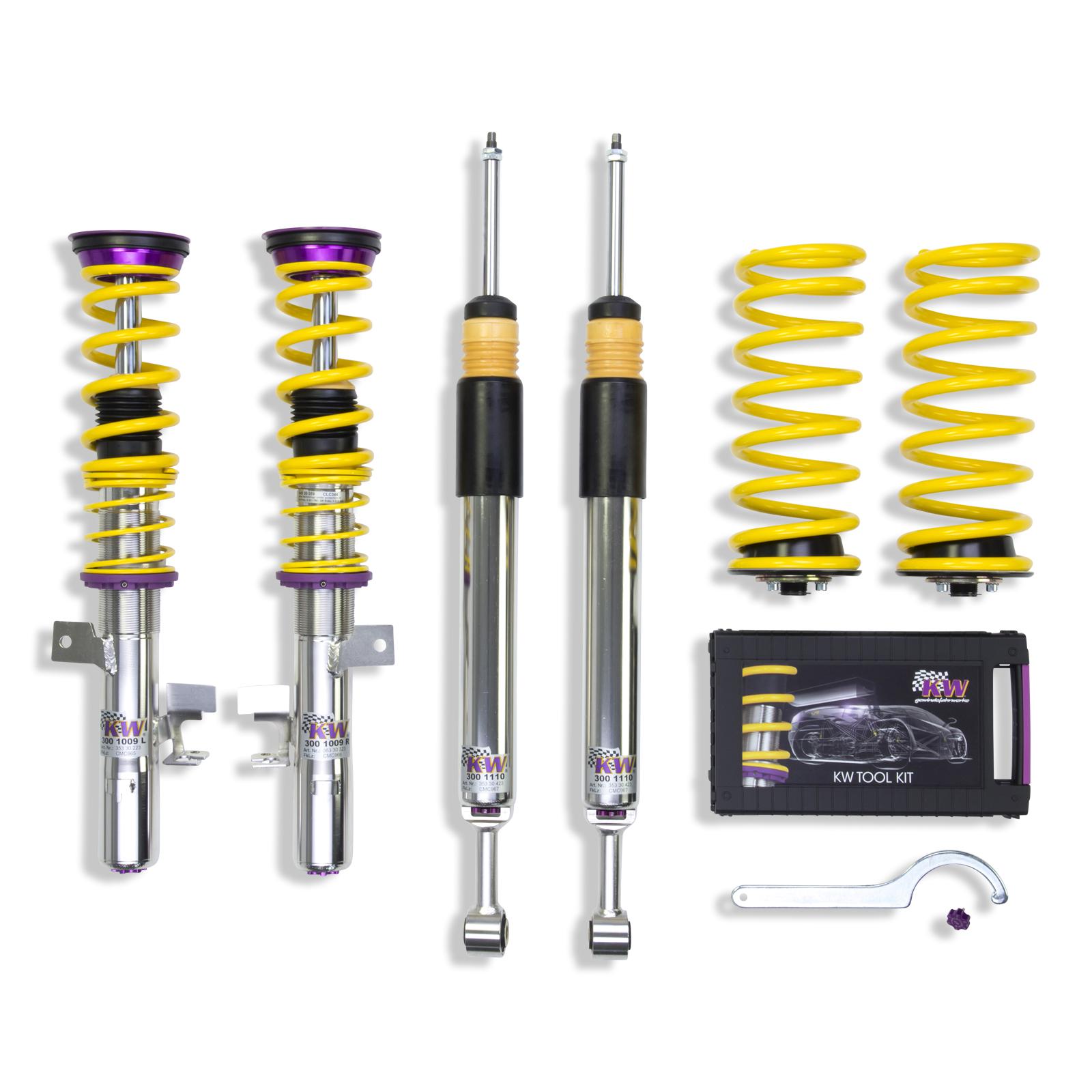 35230058 Coilovers Inox V3 KW Suspension i gruppen Välj bilmodell / Ford / Focus Standard MK3 11-19 / Chassi / Coilovers hos DDESIGN Scandinavia AB (KW-35230058)