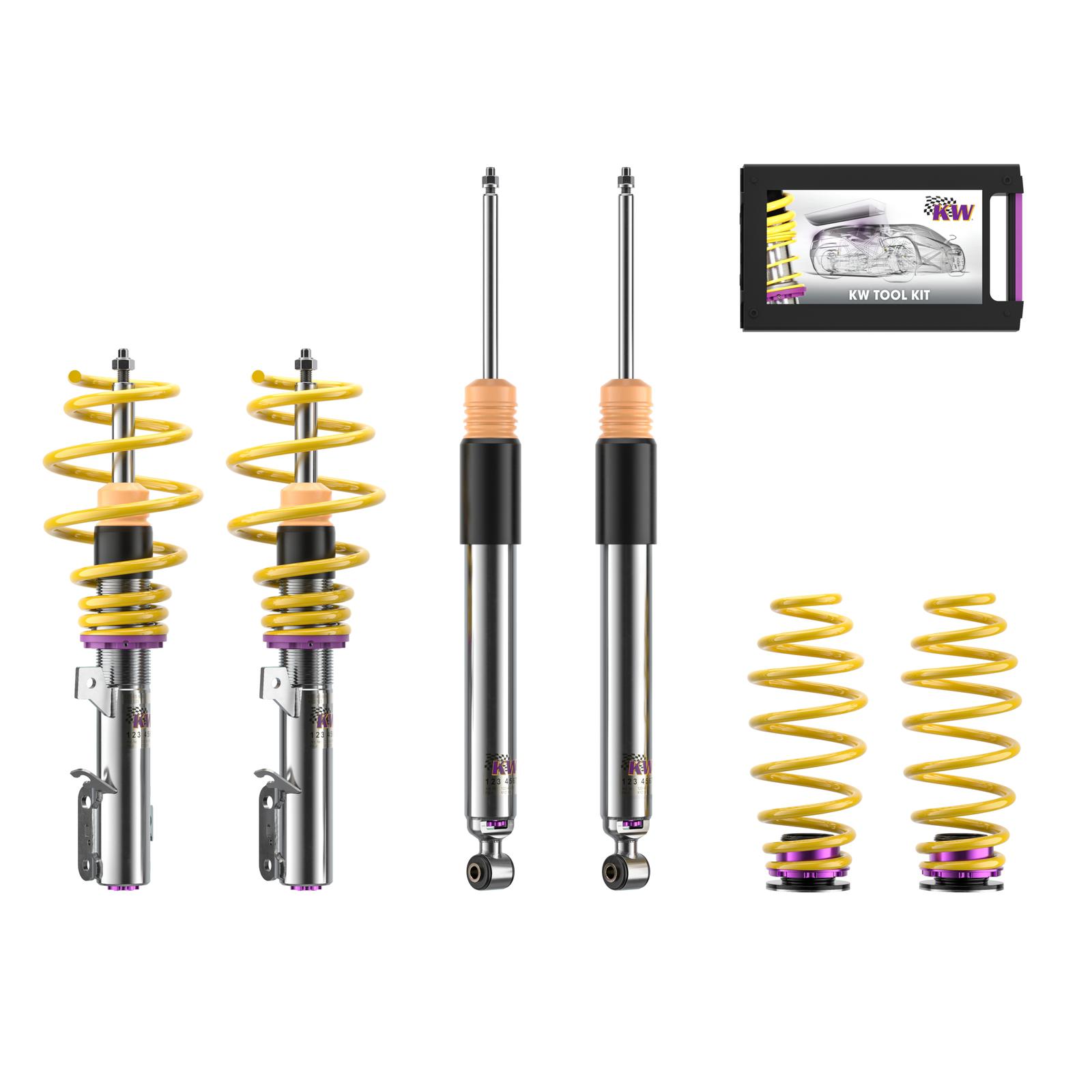 35230061 Coilovers Inox V3 KW Suspension i gruppen Välj bilmodell / Ford / Fiesta MK7 Facelift 12-17 / Chassi / Fjädring hos DDESIGN Scandinavia AB (KW-35230061)