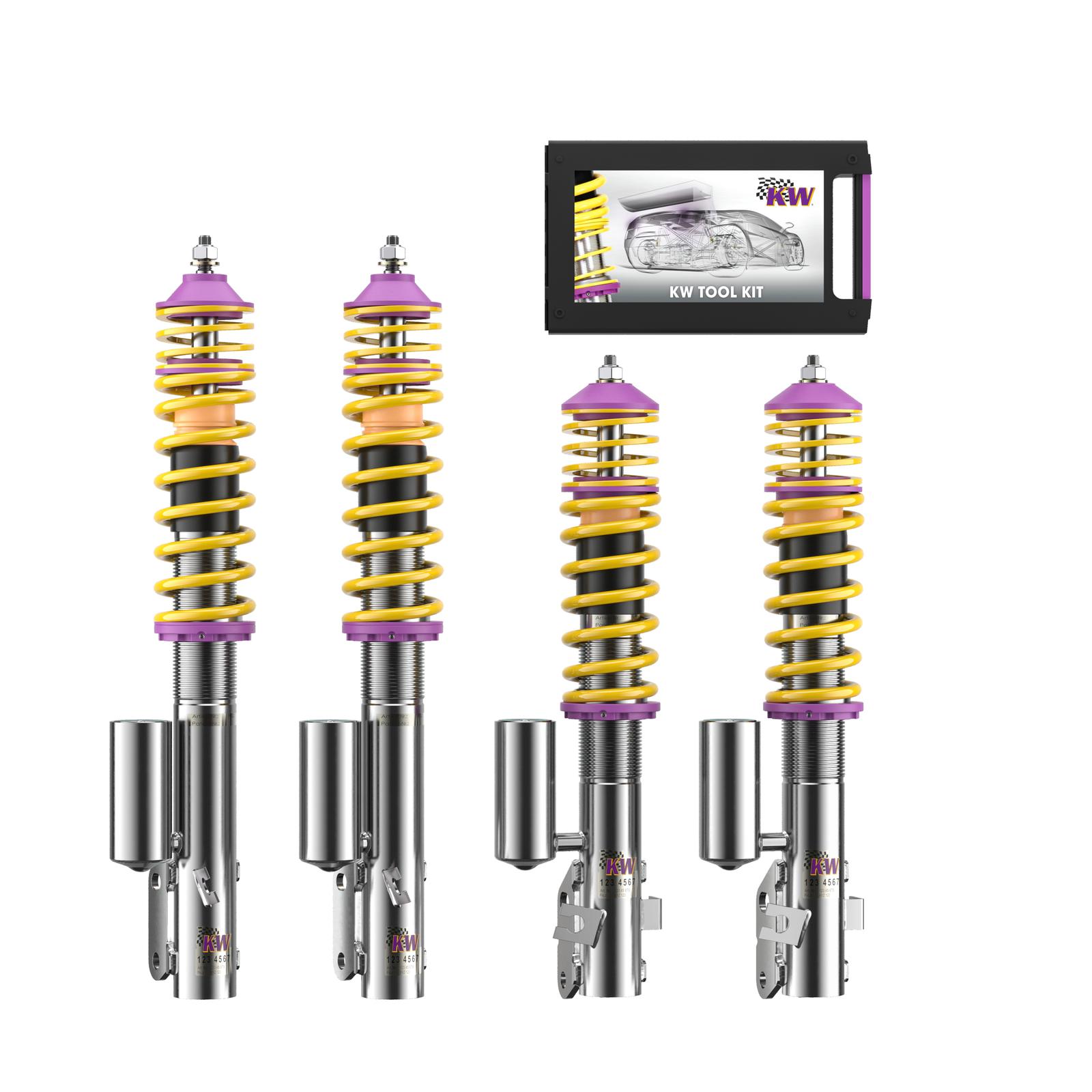 35245001 Coilovers Inox V3 KW Suspension i gruppen Välj bilmodell / Subaru / Impreza inkl. WRX - STI 92-00 / Chassi / Fjädring hos DDESIGN Scandinavia AB (KW-35245001)
