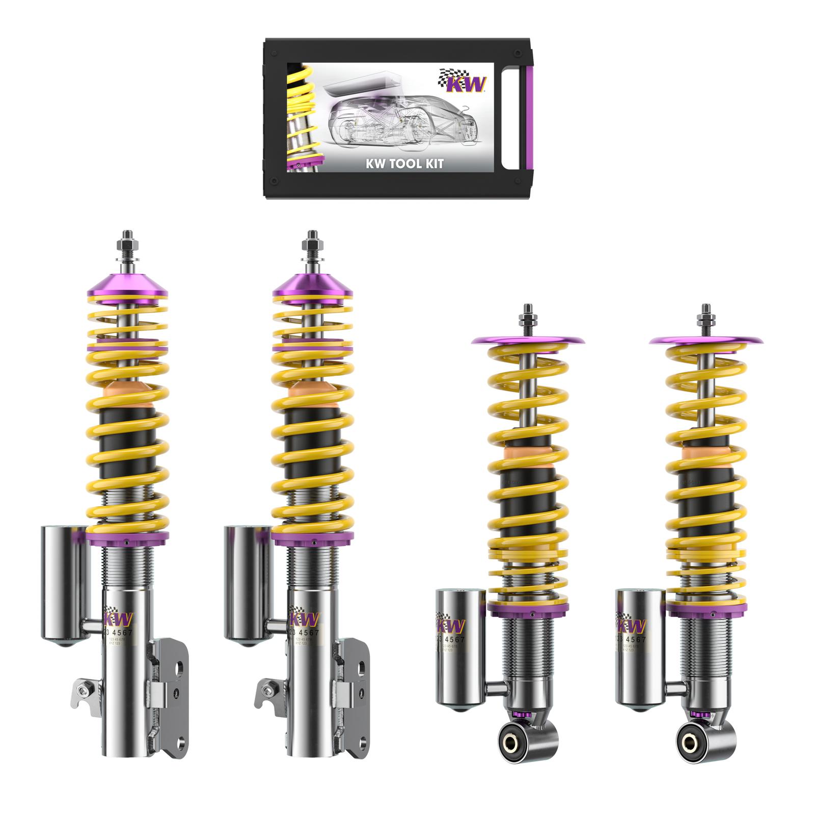 35245016 Coilovers Inox V3 KW Suspension i gruppen Välj bilmodell / Subaru / WRX STI 08-14 / Chassi / Fjädring hos DDESIGN Scandinavia AB (KW-35245016)