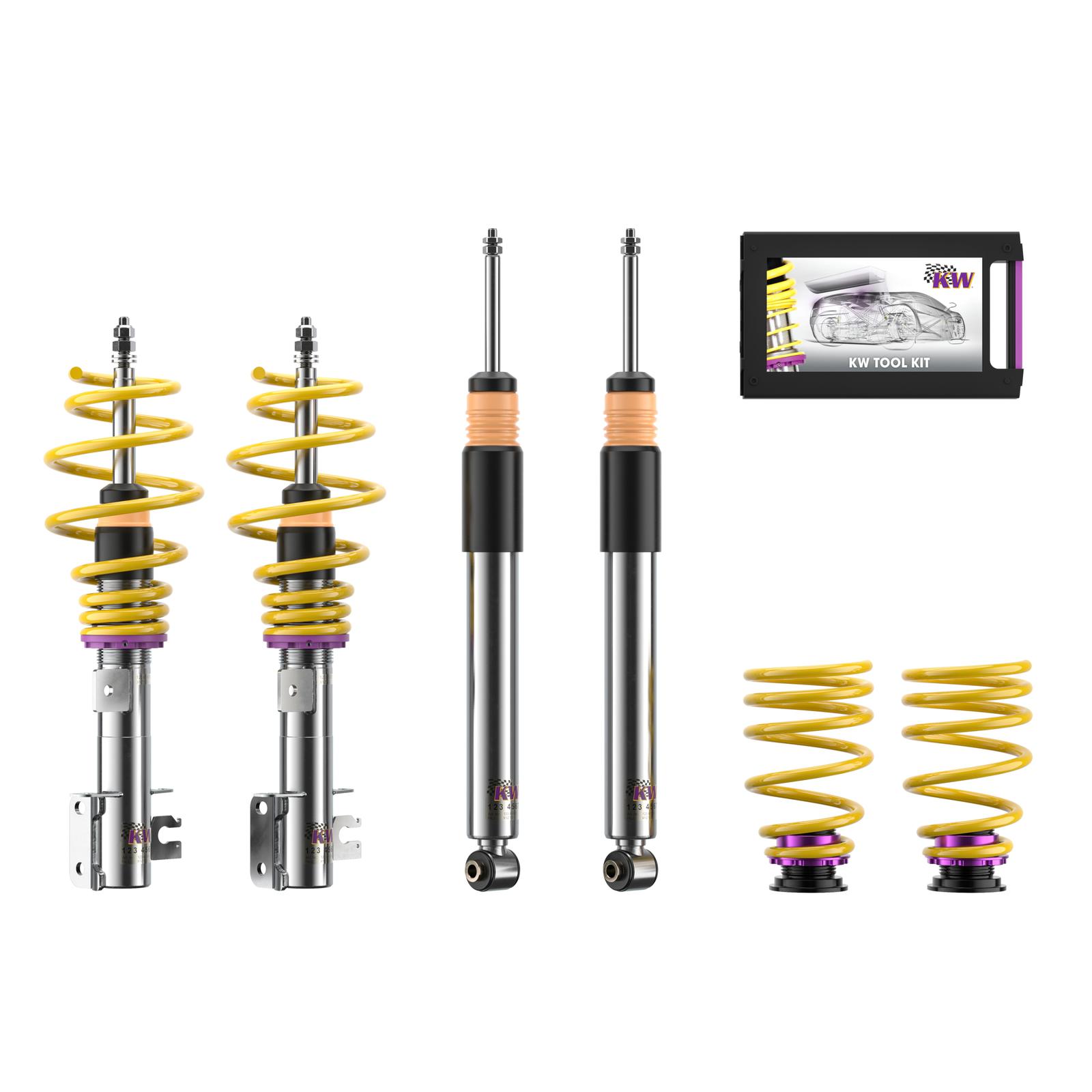 35260053 Coilovers Inox V3 KW Suspension i gruppen Välj bilmodell / Opel / Corsa D 06-14 / Chassi / Fjädring hos DDESIGN Scandinavia AB (KW-35260053)