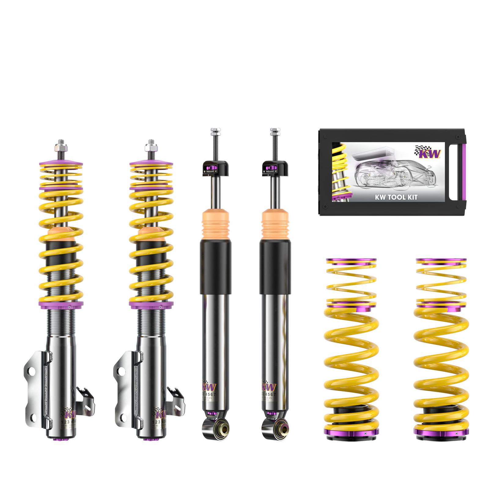 35261028 Coilovers Inox V3 (inkl. Cancellation Kit) KW Suspension i gruppen Välj bilmodell / Chevrolet / Camaro Gen.6 15+ / Chassi hos DDESIGN Scandinavia AB (KW-35261028)